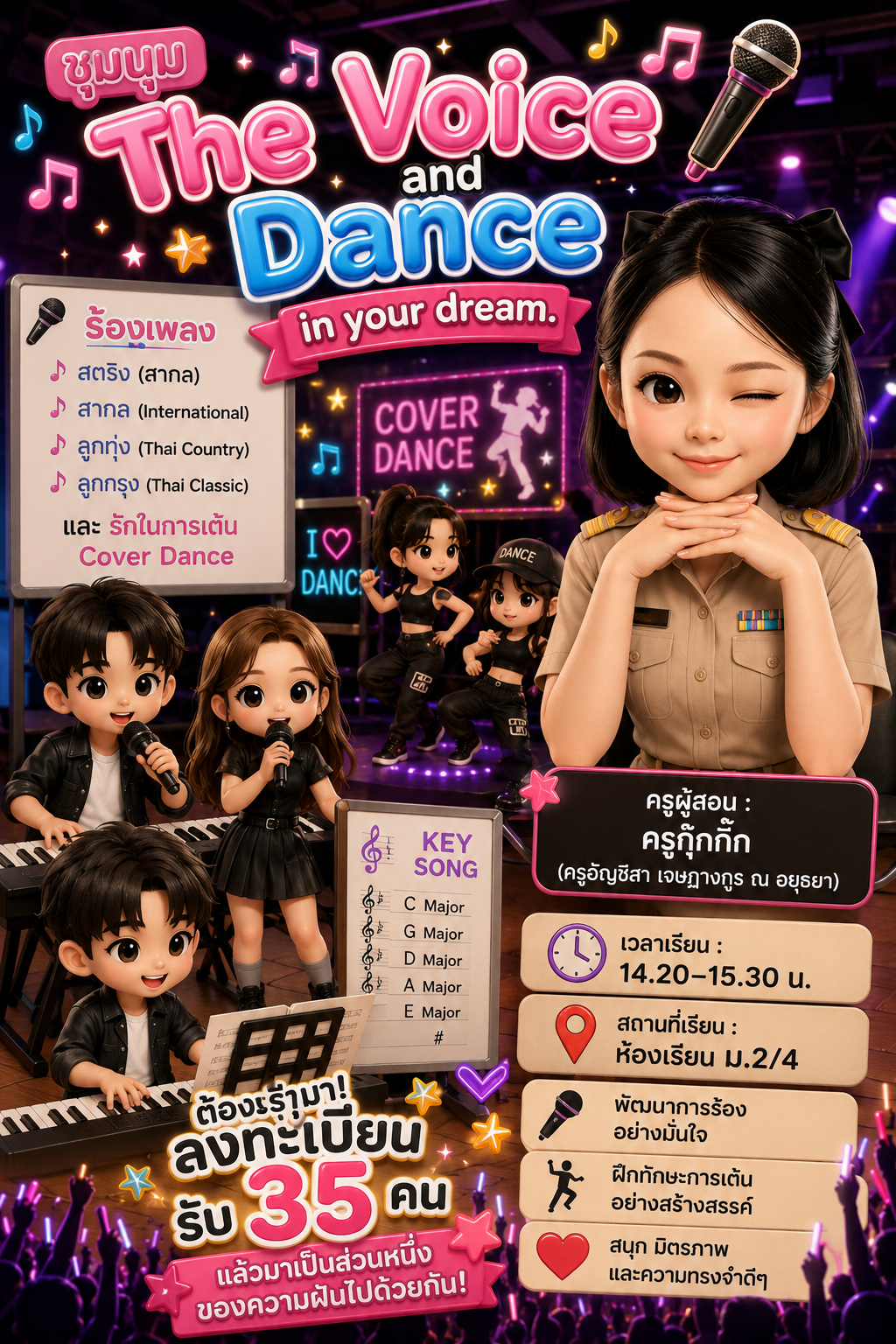 The Voice and dance in your Dream