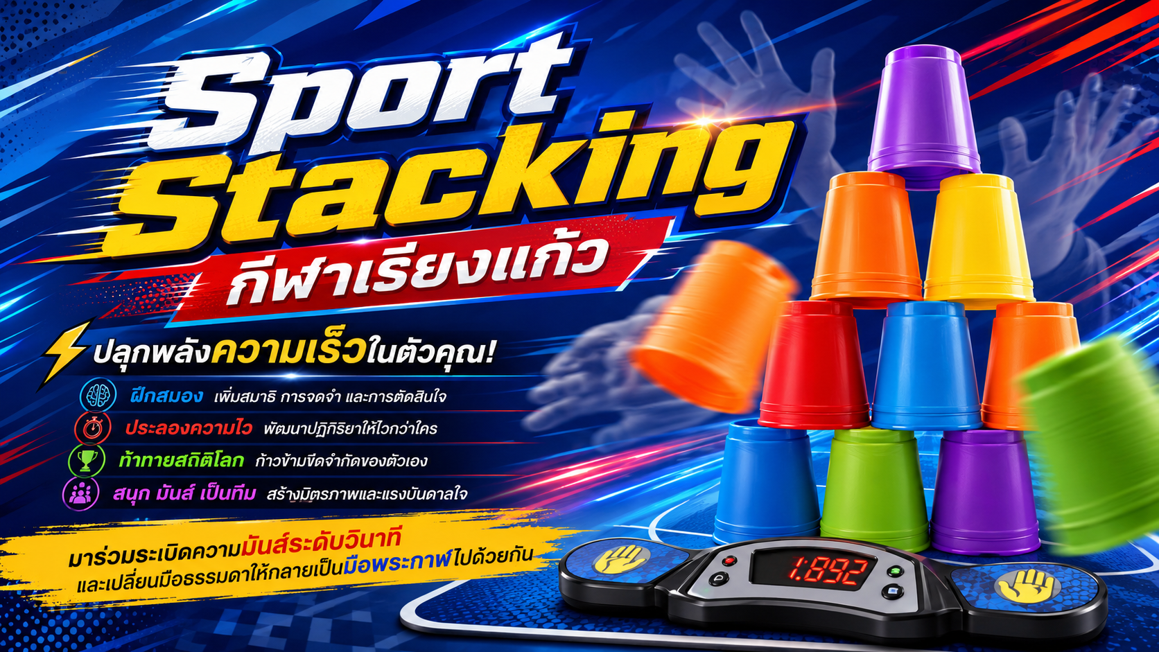 Sport Stacking (กีฬาเรียงแก้ว)